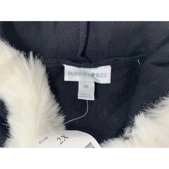 Fashion Bug Women's Reindeer Hooded Sweater - Picture 4 of 8